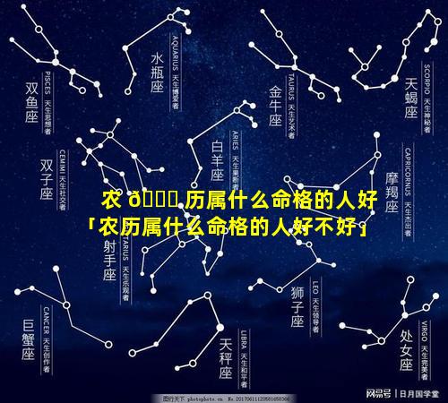 农 🐅 历属什么命格的人好「农历属什么命格的人好不好」